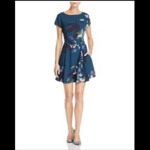 French Connection Floral Fit and Flare Dress
